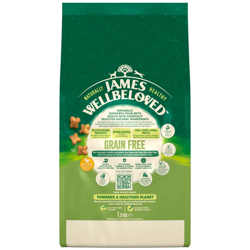James Wellbeloved Dog Adult Grain Free Turkey-1